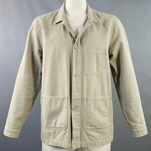 EMILE LAFAURIE Size XXL Braque Grey Cotton Chore Coat